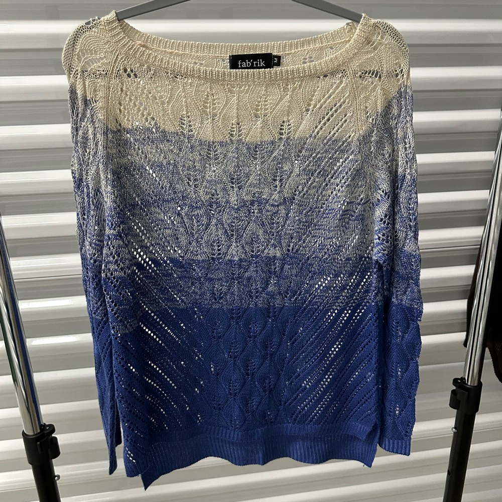Ombré knit sweater